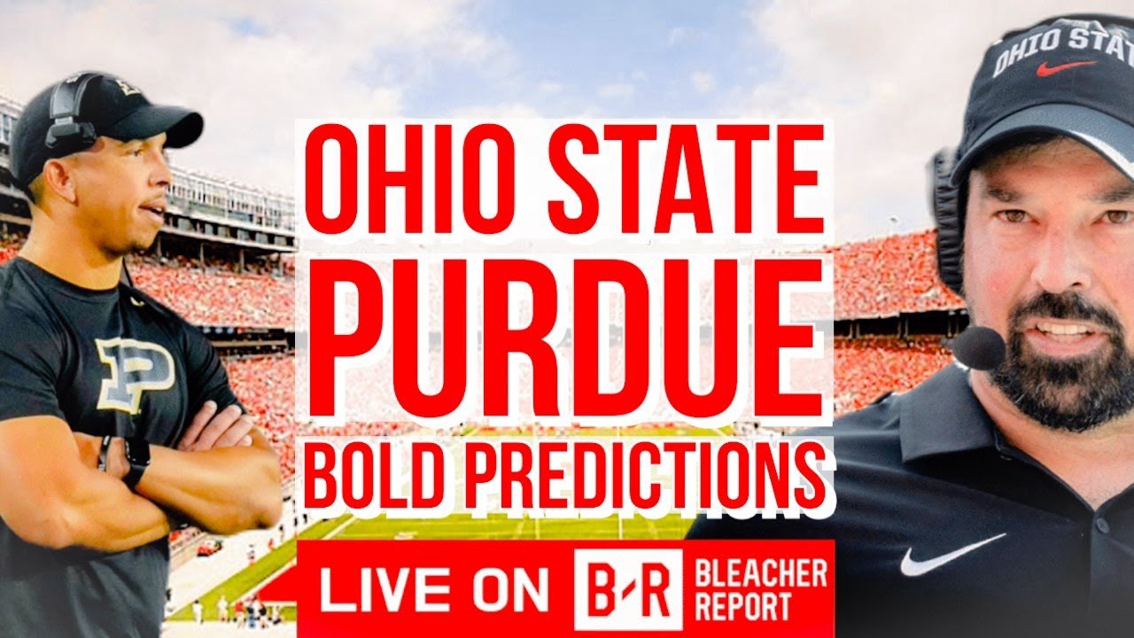 Bold Predictions For Ohio State Vs Purdue YouTube