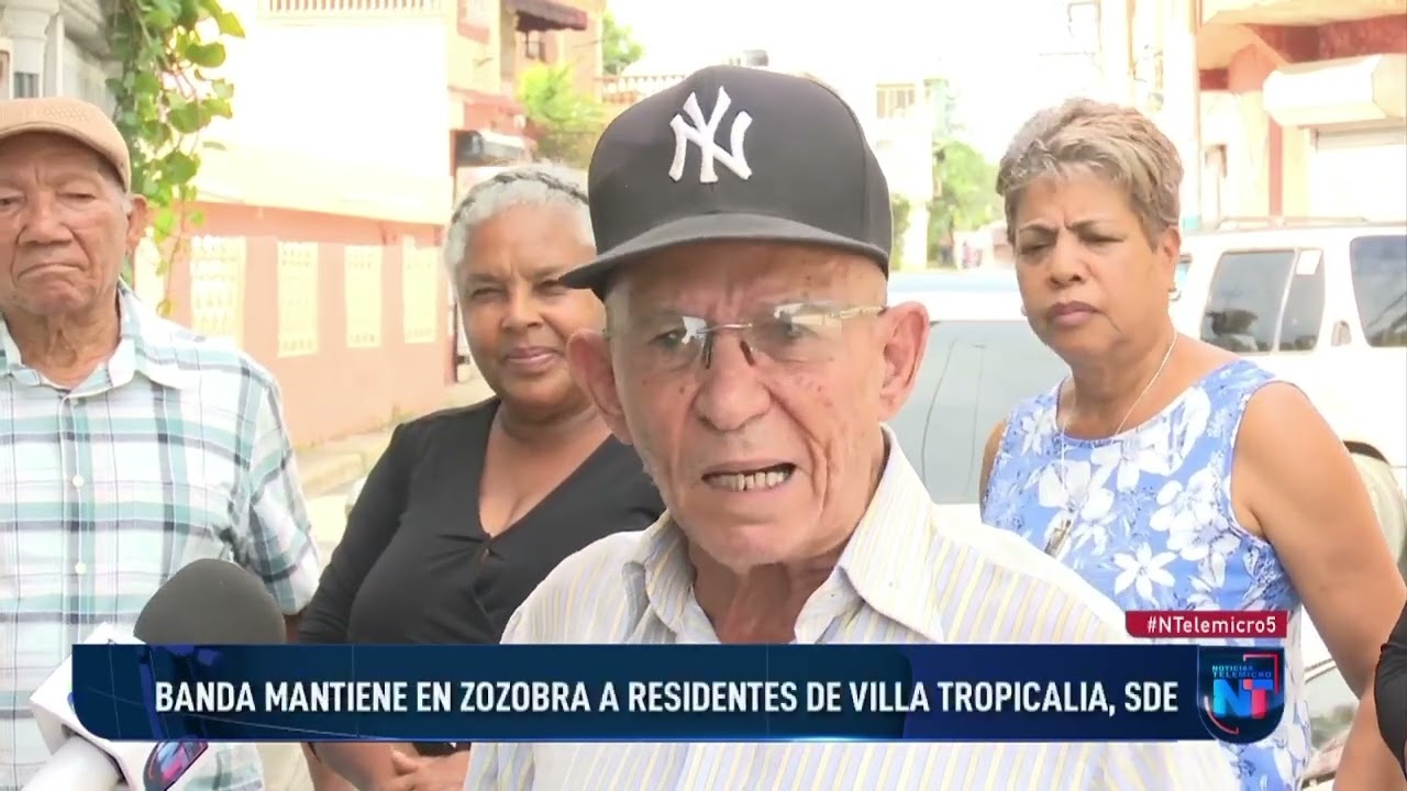 Banda mantiene en zozobra a residentes de Villa Tropicalia