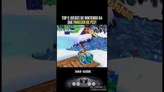 Top 5 juegos de Nintendo 64 que PARECEN DE PLAY 2! #retrogaming #nintendo
