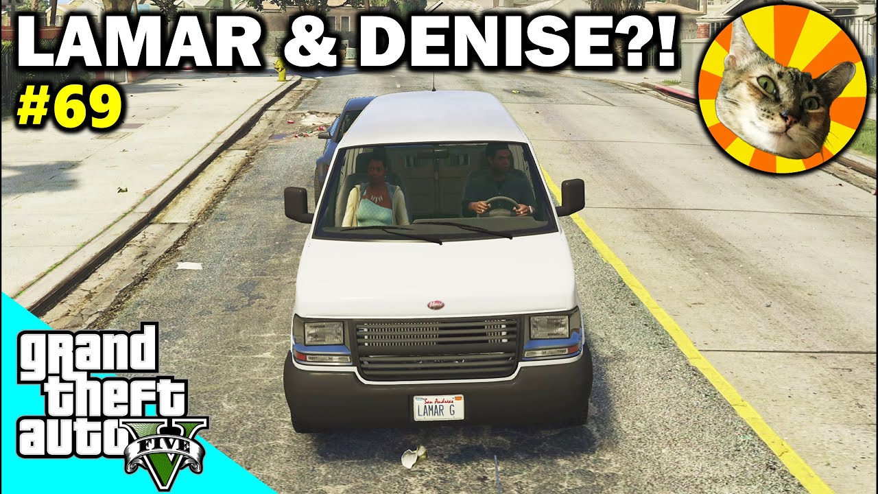 Lamar and Denise go on a date :P | GTA V | Let's Drive #69 - YouTube