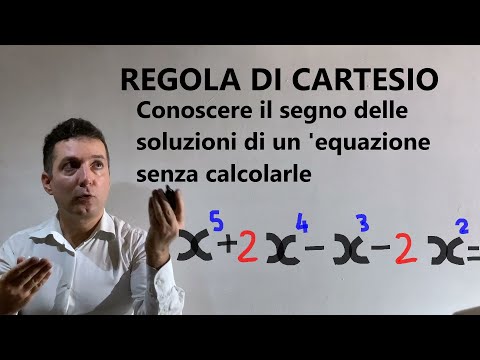 Video: Come trovi le radici immaginarie usando la regola dei segni di Cartesio?