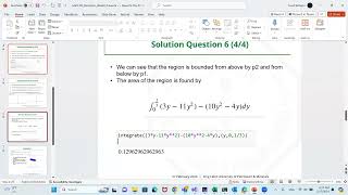 Week 6: MATH102- Calculus II - Recitation With Python;  Areas Between Curves
