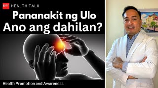 Headache (Pananakit ng Ulo) Ano ang dahilan at lunas?