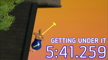 Getting Over It - Getting Under it Map First Completion in 5:41.259