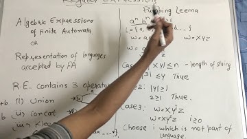 Regular Expressions in Theory Of Computation