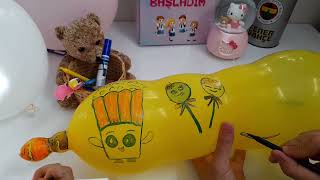 Tubittoo Il Elçin Balon Boyama Yaptı Balonlar Patladı.