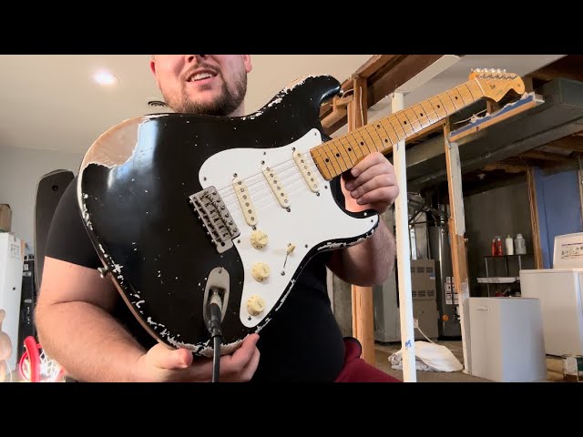 MJT Stratocaster w/ Lollar Blonde Pickups, Soft V Maple Neck