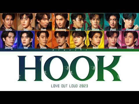 【LOVE OUT LOUD 2023】HOOK (เพลงรัก) (Original by Gemini Norawit) - (Color Coded Lyrics)
