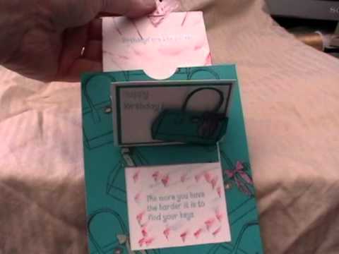 Karen's Surprise Pop Up Slider Card