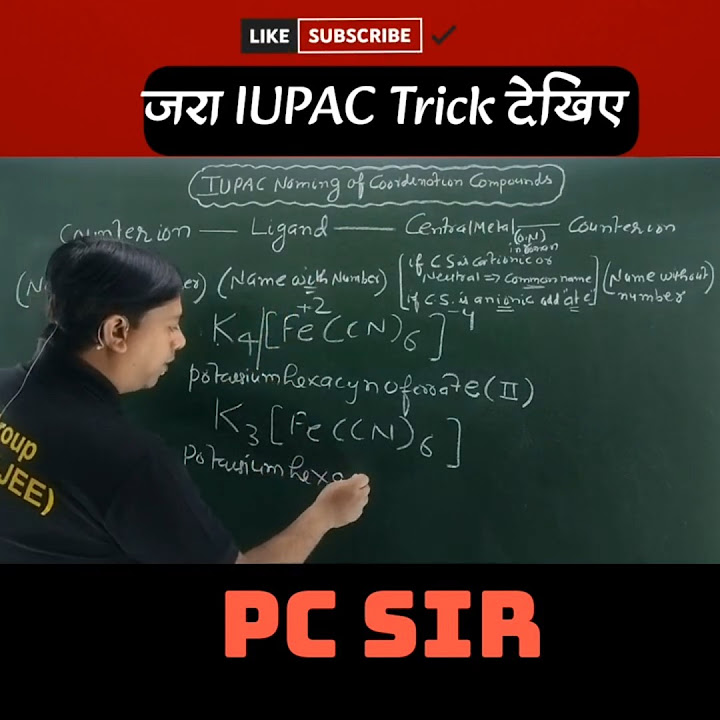 IUPAC Naming Trick #shorts #NEET #IIT-JEE #iupac - YouTube