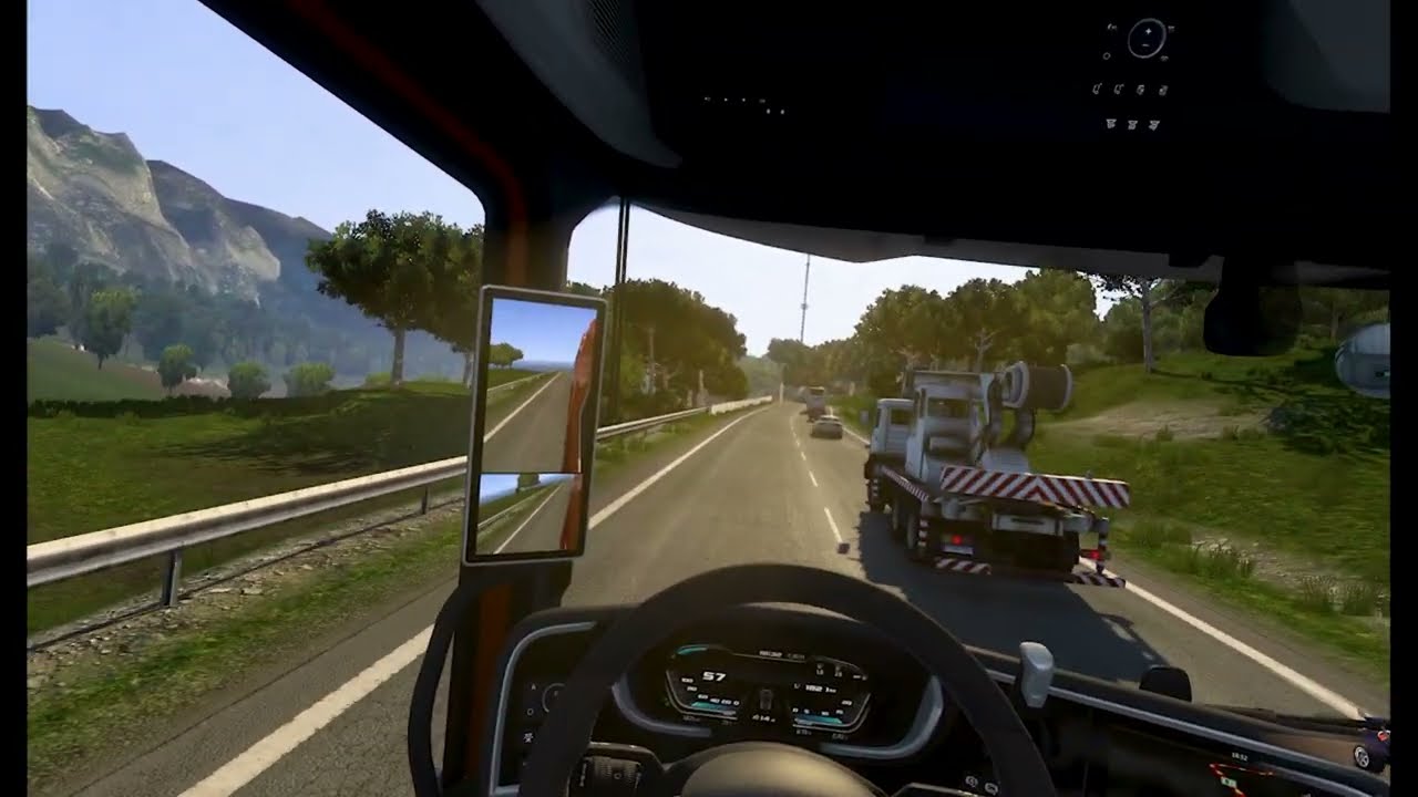 Euro Truck Simulator  IN VR- GAMEPLAY