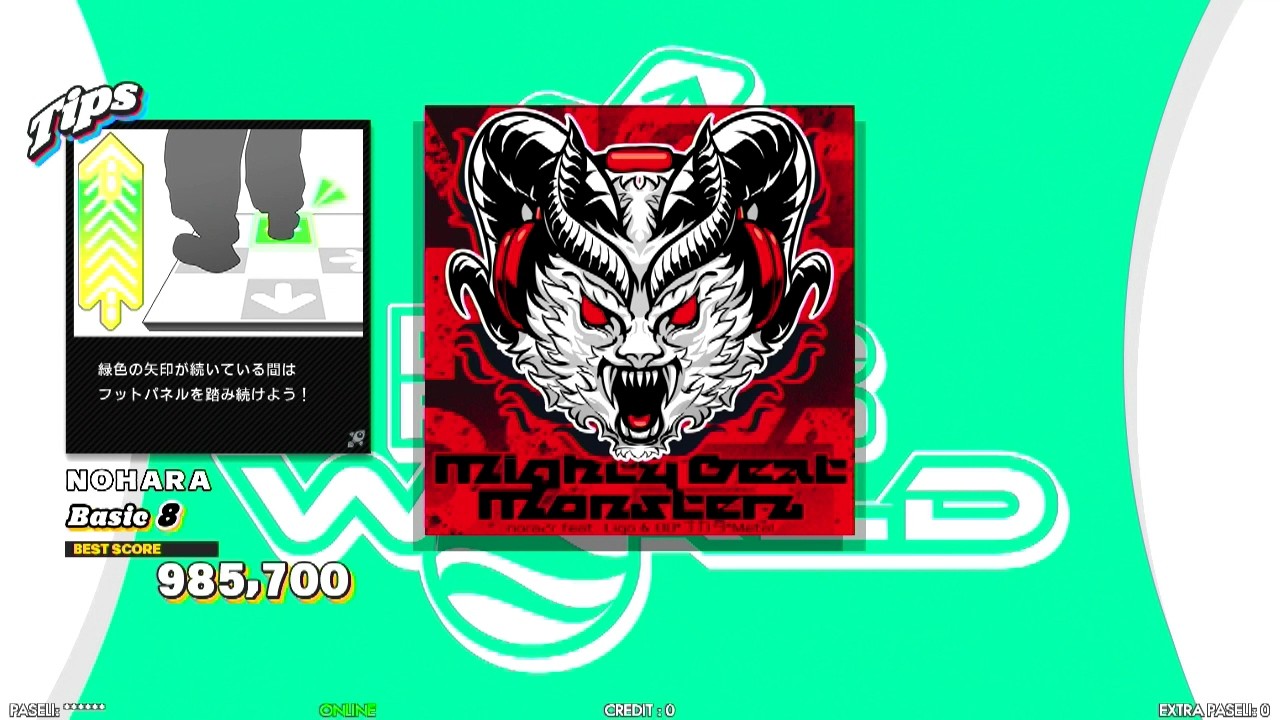 DDR WOLRD】 Mighty Beat Monsterz nora2r feat. Liqo & DD”ナカタ