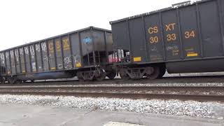 #9110 CSX E789-25 Empty Coal train & CSX Q138-25 Intermodal train