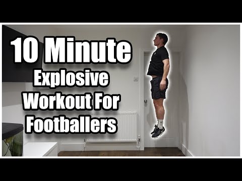 10 Minute Explosive Workout | Explosive Speed & Power Training For Football Players