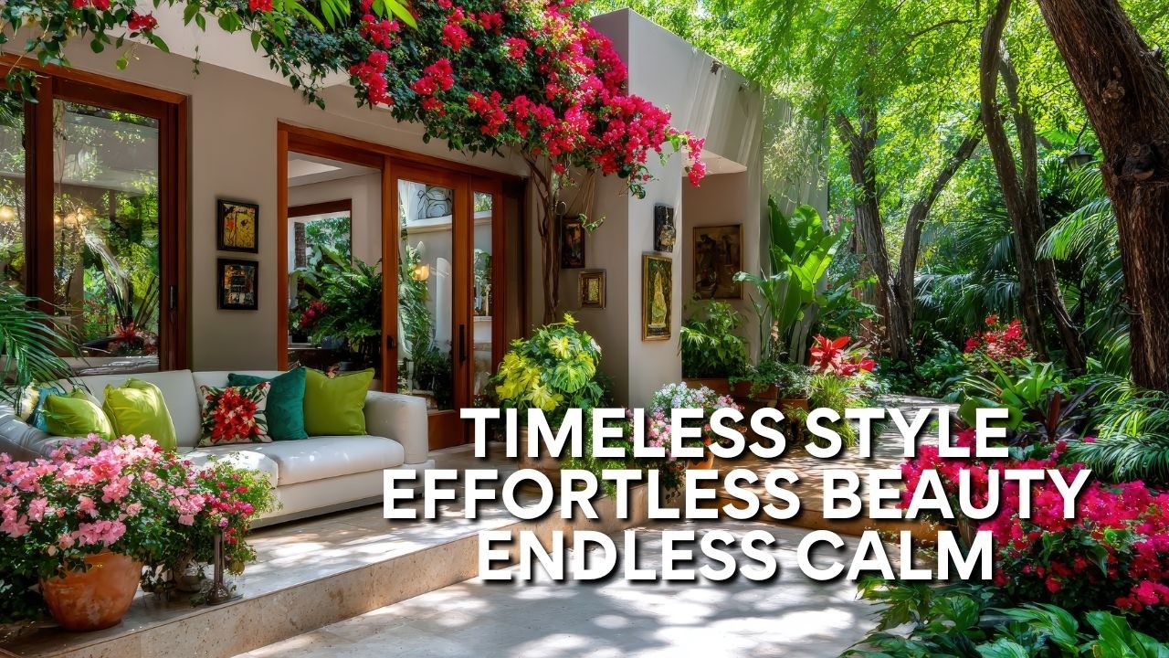 Little Garden, Lush Getaway: Tropical Design Tips That Wow