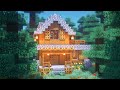 Minecraft: How to Build a Spruce Starter House | Simple Survival House Tutorial