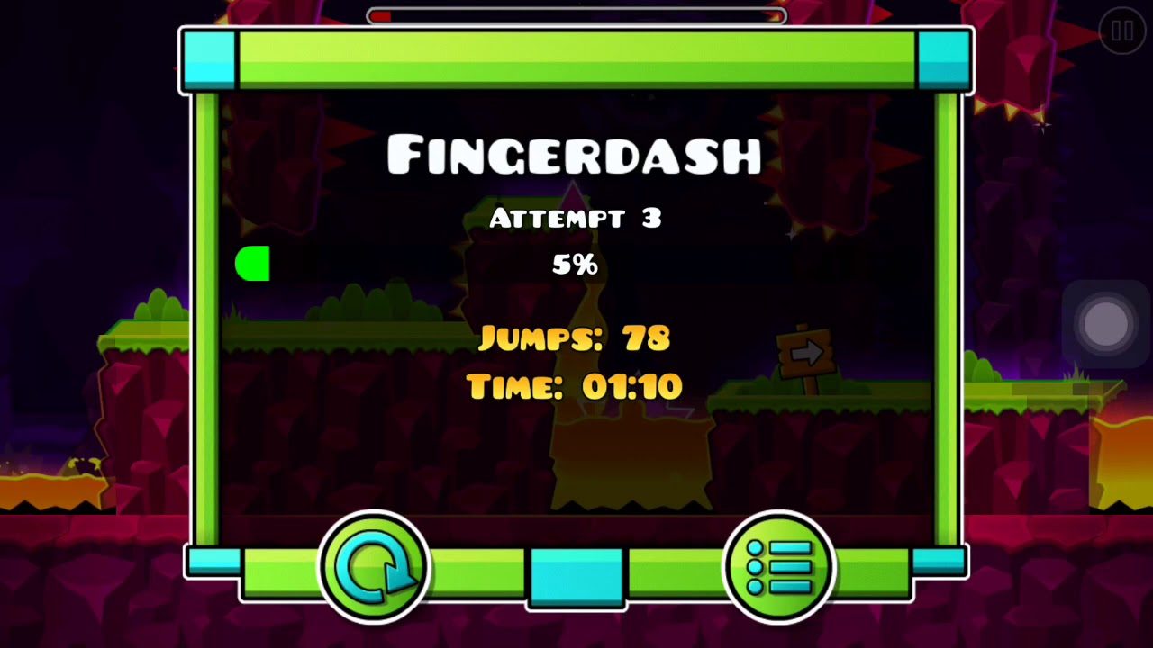 Geometry Dash Try #2 - YouTube