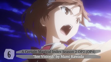 Top Toaru Series Openings [ A Certain Scientific Railgun / A Certain Magical Index / Accelerator ]