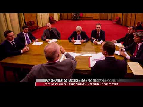 Presidenti i Maqedonisë Gjorge Ivanov mban fjalimin e fundvitit - News, Lajme - Vizion Plus