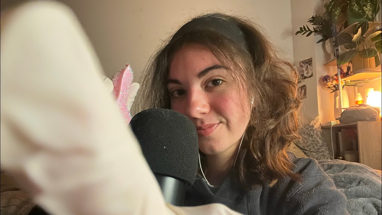 ASMR FR | Visuel + gants en latex + scratching 