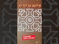 10 to 10 dot’s new and simple Rangoli Design #shortsviral2026