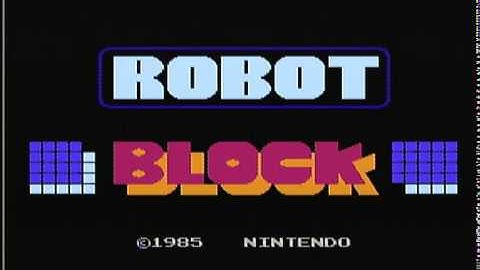 1985 Robot Block Stack Up Original Nintendo NES Hardware