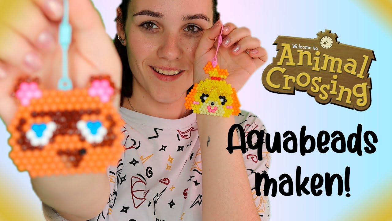 Aquabeads Animal Crossing Aquabeads maken! YouTube