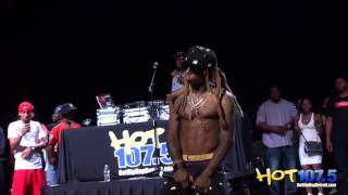 Lil Wayne Suprises Kid Who is Lit AF at HOT 107.5's Summer Jamz [VIDEO]