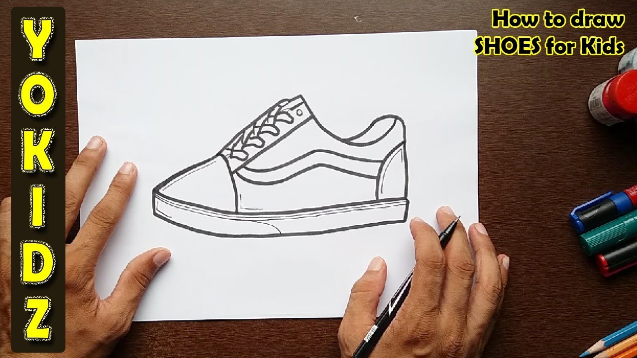 Featured image of post How To Draw A 3D Shoe Step By Step How to draw a face