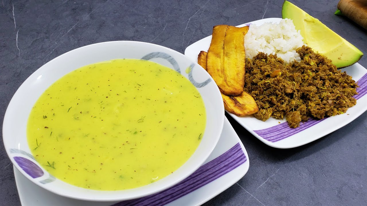 Almuerzo con sopa y seco muy fácil y delicioso ideal para principiantes -  no mas domicilios - YouTube