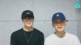 Chiếc vlive bất ổn của Eunchan và Taerae, các anh quậy như nhà trẻ