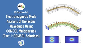 COMSOL Tutorial - Electromagnetic Mode Analysis of Dielectric Waveguide (Part 1: COMSOL Solutions)