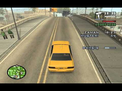 GTA San Andreas Görev - Taksicilik (Mission - Taxi Driver)
