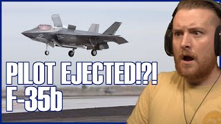 Royal Marine Reacts To Pilot ejects from F-35B near White Settlement, Texas