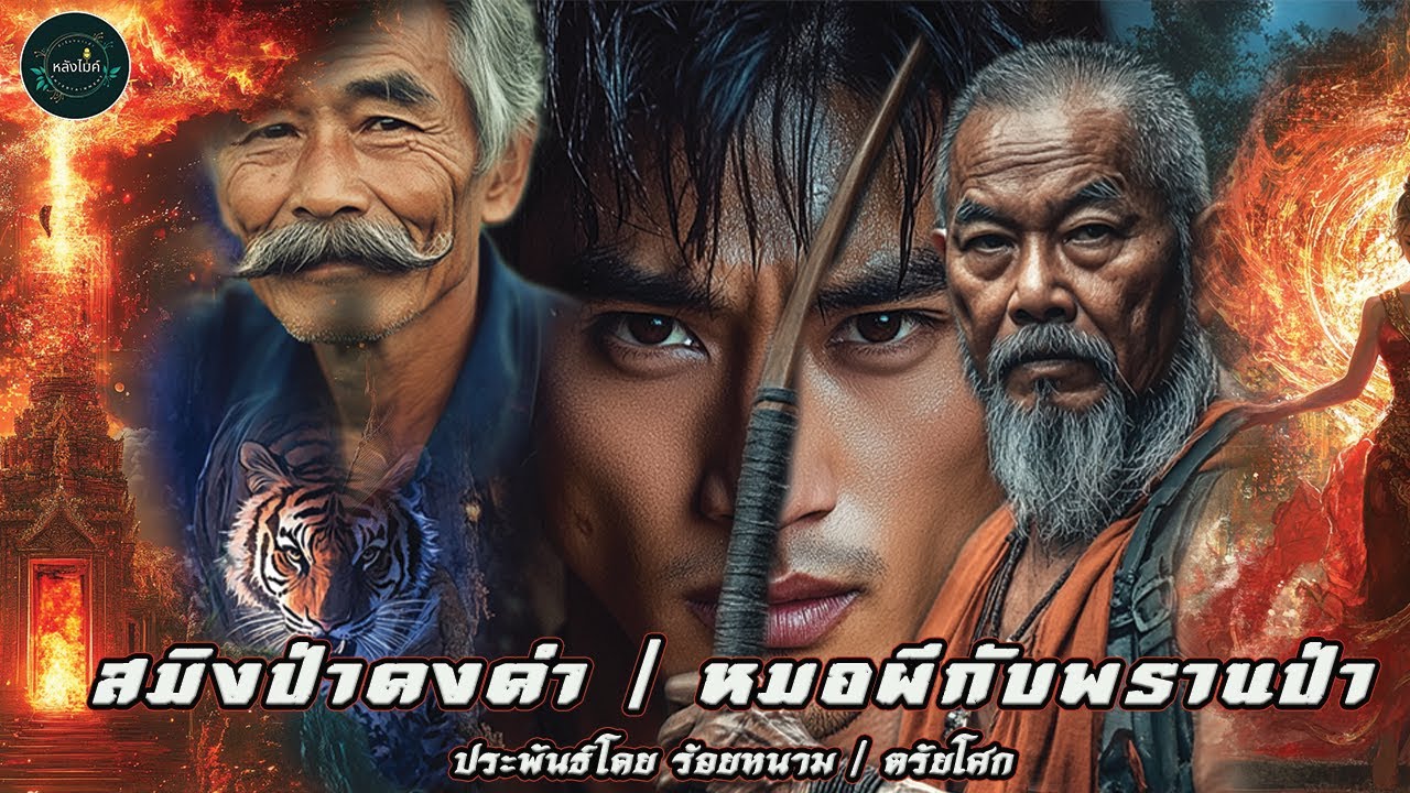 สมิงป่าดงดำ / หมอผีกับพรานป่า  ประพันธ์โดย ร้อยหนาม / ตรัยโศก