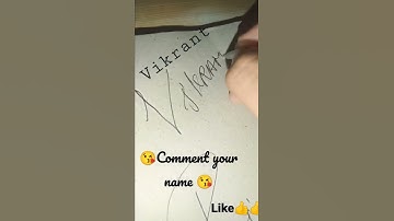 signature ¹⁰(vikrant)#signature #shorts #attitude_whatsapp_status #freefire