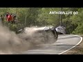 Wrc rally racc catalunya spain 2022  big crashes  flat out  anthorallye go