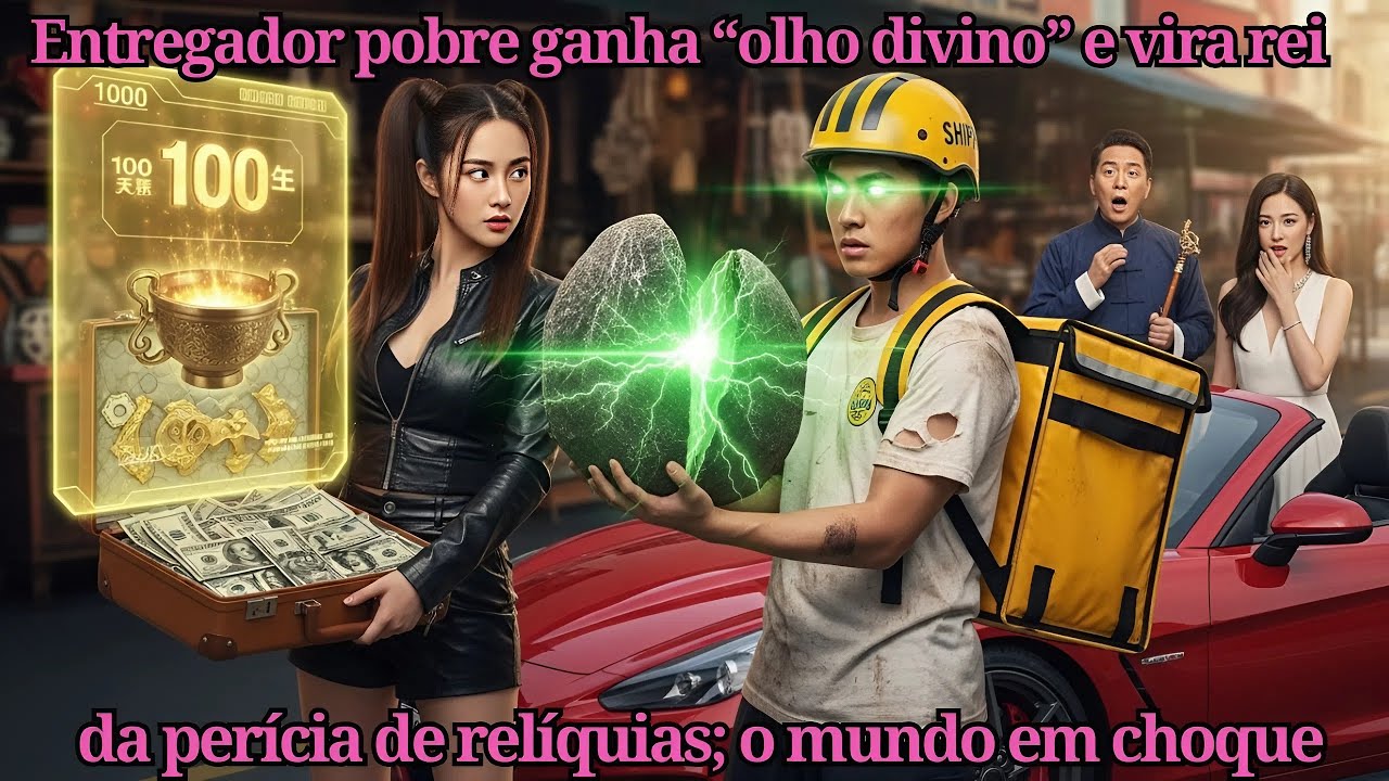 Entregador pobre ganha “olho divino” e vira rei da perícia de relíquias; o mundo em choque!