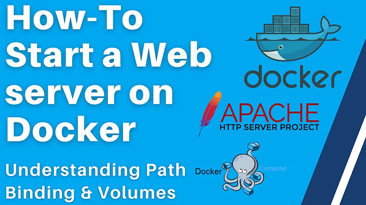 How to start Apache Web Server in Docker Container \ Bind Mount & Persistent Volume \ Docker Compose