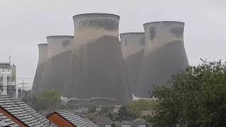Cooling Towers Demolished at Ferrybridge Power Station