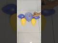 Perfect Loop Balloon Pop 🔁 Endless Slow Motion Color Splash Satisfying #shorts #popping #satisfying