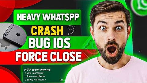 Heavy Whatspp Crash | Bug iOS || Force Close || New Bugbot Pannel 2025