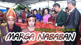 SEKARANG KAMU ORANG BATAK MARGA NABABAN