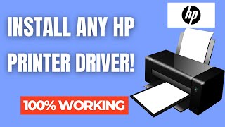 download & install any hp printer drivers (2023) | hp printer software installation guide