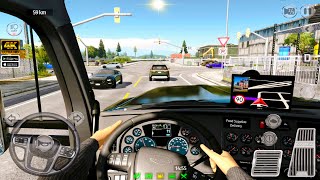Food Supplies Delivery to Atlanta 417km 😱 | Truck Simulator EVO: Drive USA  screenshot 5