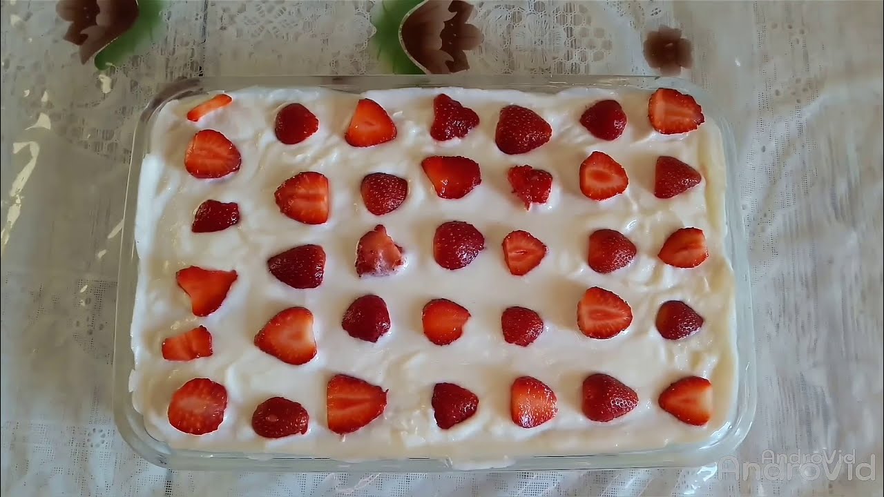 Çilekli Etimek Tatlısı - YouTube