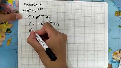 Kreyszig - Advanced Engineering Mathematics 10th Ed - Problem 1.1 Question 8