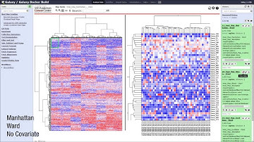 NG-CHM Heat Map Creation in Galaxy