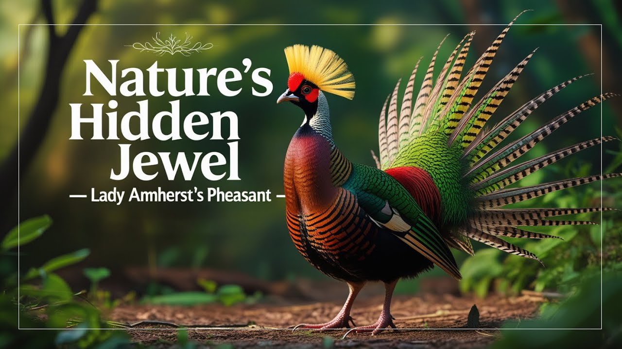 This Bird Looks Too Perfect to Be Real – Lady Amherst's Pheasant | Wildlife | Nature's Note