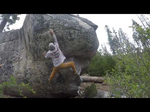 Beta Video for climb It's a Boy v10, Lake Tahoe